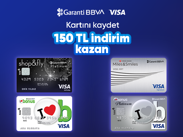 VISA logolu kartlara özel Hepsiburada'da 150 TL indirim!
