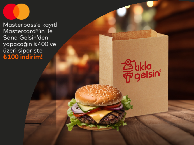 Masterpass’e Kayıtlı Mastercard’ınla Sana Gelsin’de 100 TL İndirim!