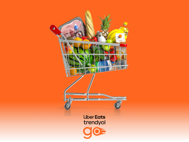 TrendyolGo by Uber Eats’ten 1.200 TL ve üzeri market siparişinize 300 TL indirim!