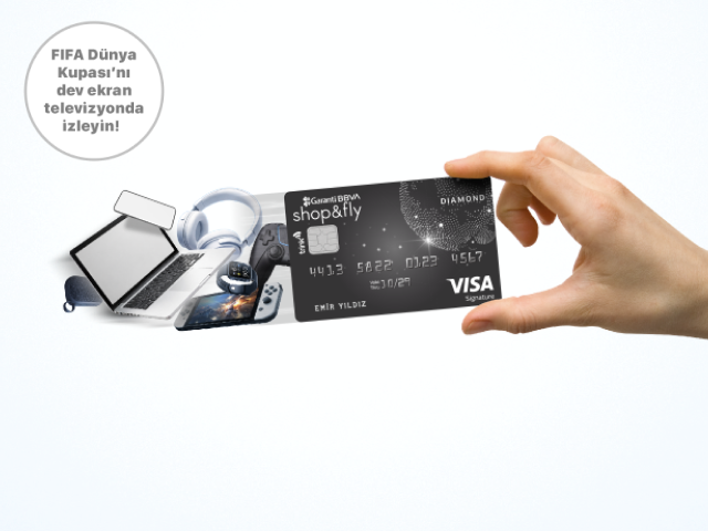 Shop&Fly Diamond ile 5.000 TL ve üzeri elektronik harcamanıza 100.000 mil ayrıcalığı. Son gün 28 Şubat!
