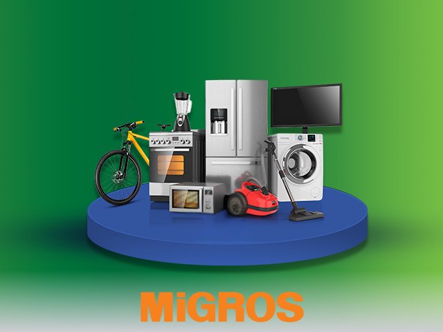 Migros’ta Peşin Fiyatına 9 aya varan Taksit!