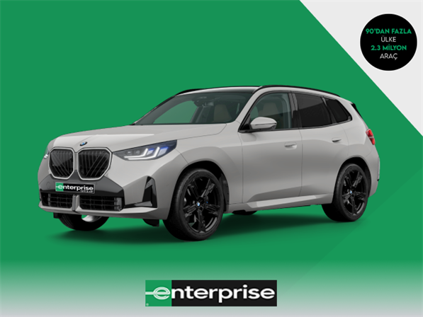 Enterprise‘da BMW X3 Benzinli/Otomatik 4490 TL kiralama ayrıcalığı!