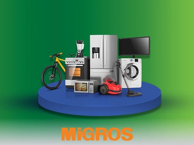 Migros’ta Peşin Fiyatına 9 aya varan Taksit!